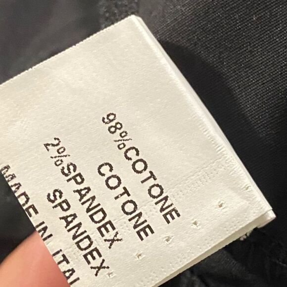 Amici by Baci Black Blouse with Detachable Bow Accent Made in Italy Size Small - Picture 10 of 10